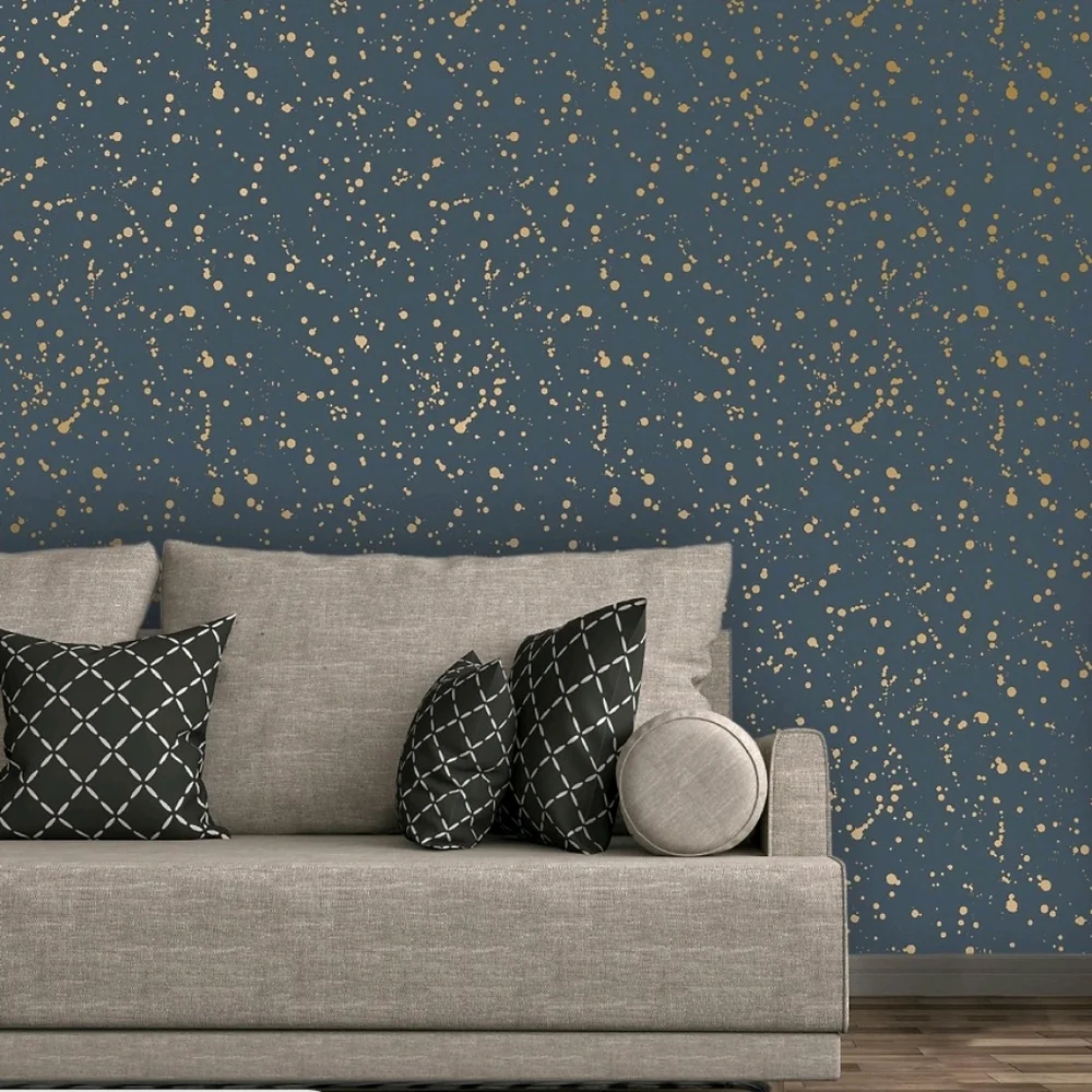 Opalhouse Celestial Peel & Stick Wallpaper Navy/Gold